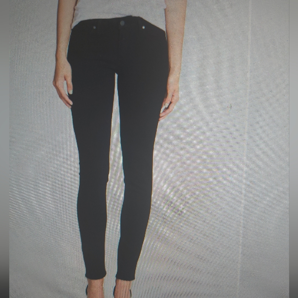 Paige Verdugo Black High-Waist Skinny Jeans Sz23